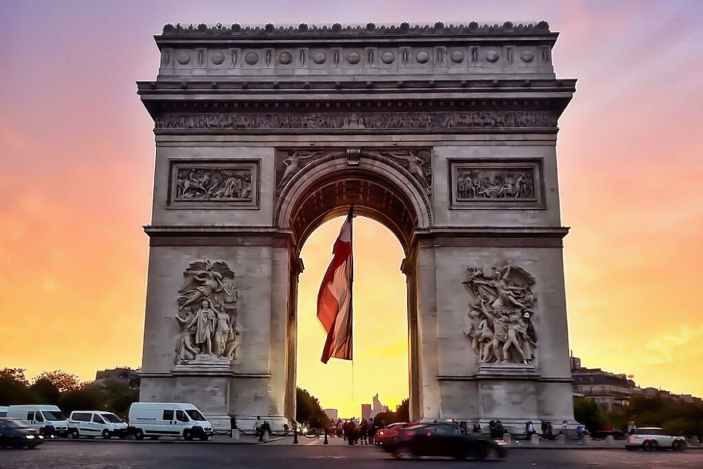 L'arc de triomphe parisien
