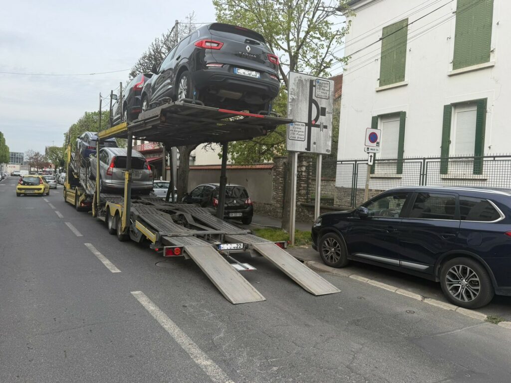 Remorquage de voiture
