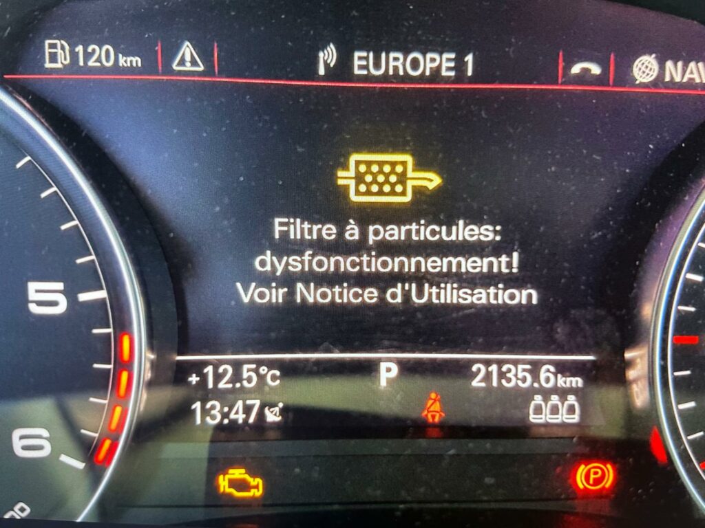 Voyant FAP allumé